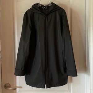 Utex Design women’s hooded raincoat.
